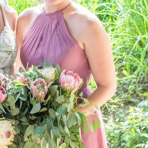 Bari Jay Bridesmaids Dress, Dusty Rose, Size 6